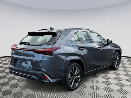 Cloudburst Gray with Obsidian Roof 2024 Lexus UX 250h F Sport