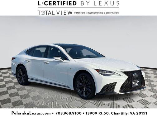 Ultra White 2022 Lexus LS 500 F Sport
