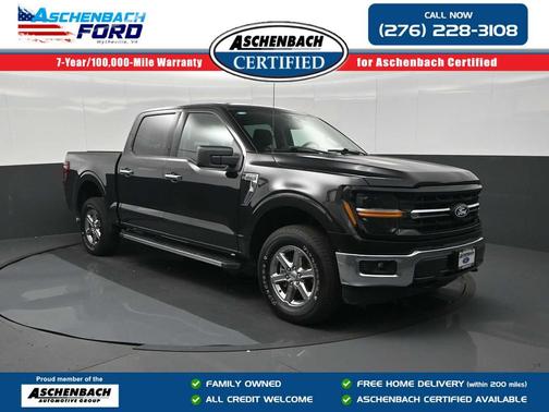 Agate Black Metallic 2025 Ford F-150 XLT