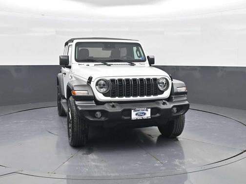 Bright White Clearcoat 2024 Jeep Wrangler Sport S