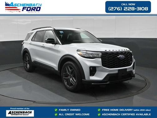 Space White Metallic 2026 Ford Explorer ST