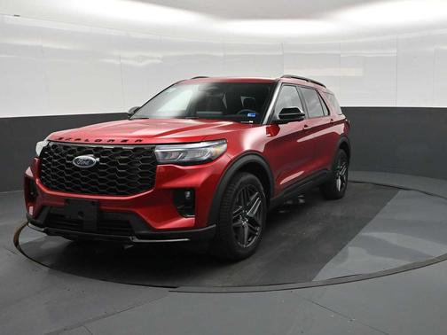 Rapid Red Metallic Tinted Clearcoat 2026 Ford Explorer ST-Line