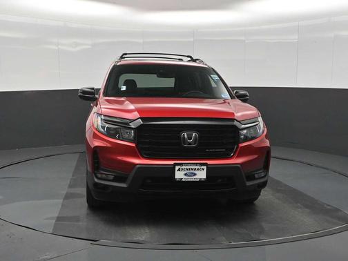 Radiant Red Metallic II 2024 Honda Passport AWD Black