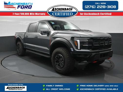 Carbonized Gray Metallic 2025 Ford F-150 Raptor