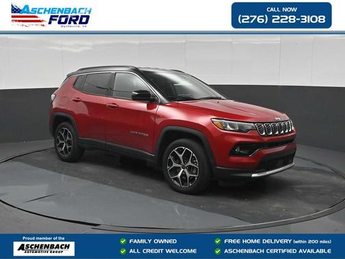 Red Hot Pearlcoat 2025 Jeep Compass Limited