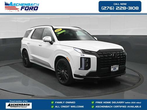 Hyper White 2025 Hyundai PALISADE Calligraphy Night Edition
