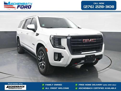 Summit White 2022 GMC Yukon XL 4WD AT4