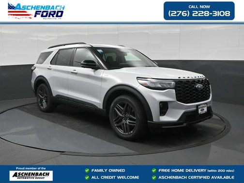 Space White Metallic 2026 Ford Explorer ST-Line