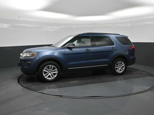 Blue Metallic 2018 Ford Explorer XLT