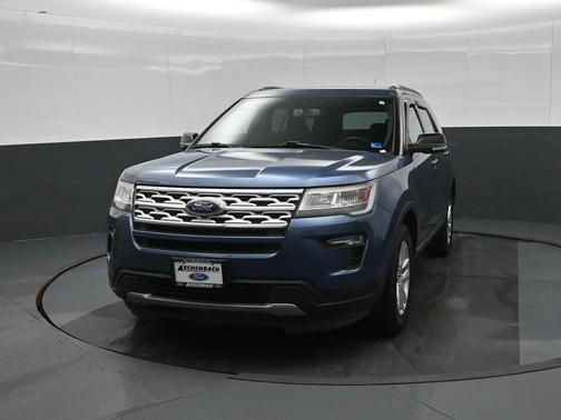 Blue Metallic 2018 Ford Explorer XLT