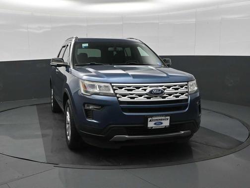 Blue Metallic 2018 Ford Explorer XLT