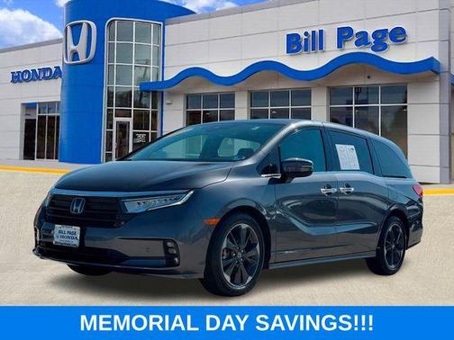 Modern Steel Metallic 2023 Honda Odyssey Elite