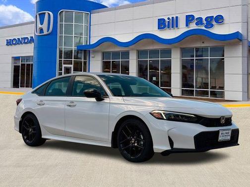 Platinum White Pearl 2026 Honda Civic Sport