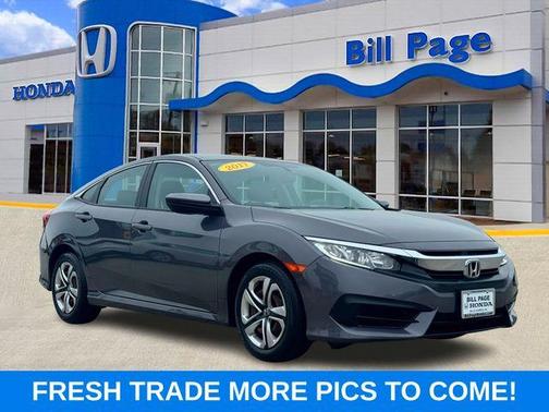Modern Steel Metallic 2017 Honda Civic LX