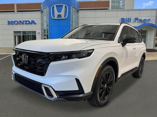 Platinum White Pearl 2026 Honda CR-V Hybrid Sport Touring