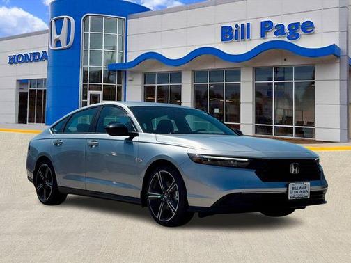 Silver 2026 Honda Accord Hybrid Sport