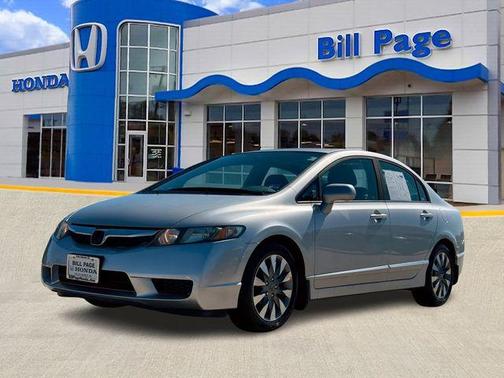 Alabaster Silver Metallic 2009 Honda Civic EX-L