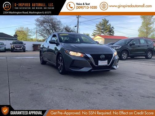 Gun Metallic 2022 Nissan Sentra SV