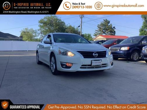 Pearl White 2014 Nissan Altima 2.5 SL