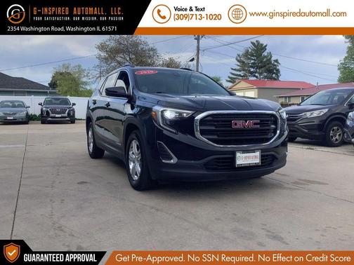 Ebony Twilight Metallic 2020 GMC Terrain SLE