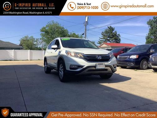 White Diamond Pearl 2016 Honda CR-V EX-L