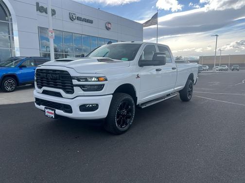 Bright White Clearcoat 2026 RAM 2500 Black Express