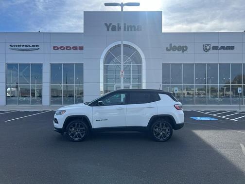 Bright White Clearcoat 2026 Jeep Compass Limited Altitude