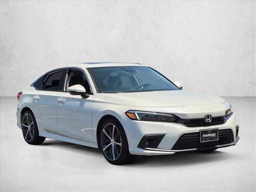 Platinum White Pearl 2024 Honda Civic Touring