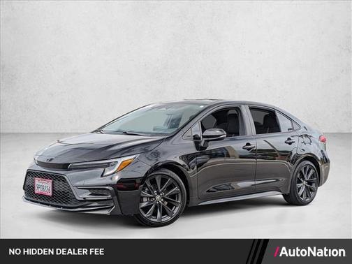 Midnight Black Metallic 2024 Toyota Corolla SE