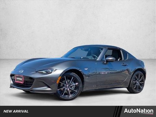 Machine Gray Metallic 2026 Mazda MX-5 Miata RF Grand Touring