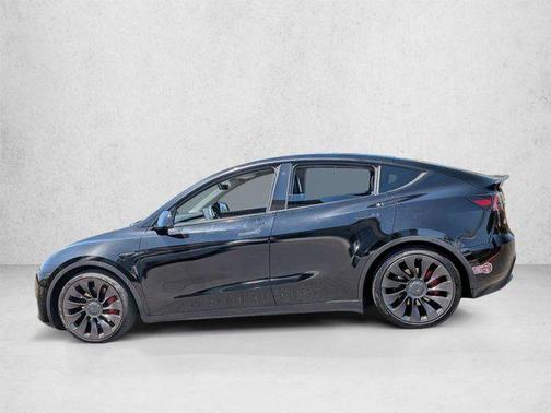 Solid Black 2022 Tesla Model Y Performance Dual Motor All-Wheel Drive