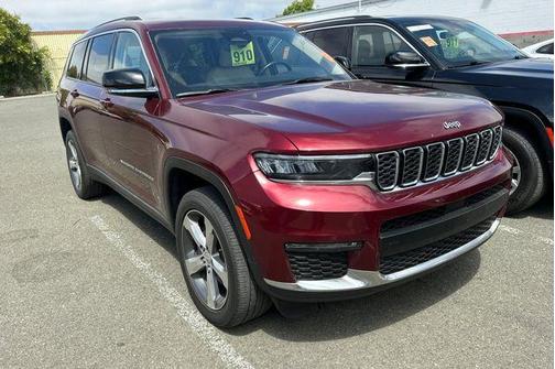 Velvet Red Pearlcoat 2021 Jeep Grand Cherokee L Limited