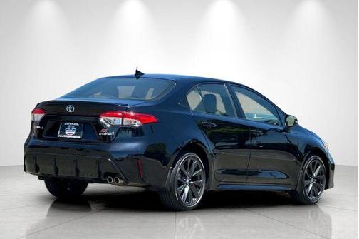 Midnight Black Metallic 2023 Toyota Corolla Hybrid SE