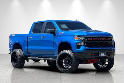 Glacier Blue Metallic 2023 Chevrolet Silverado 1500 Custom Trail Boss
