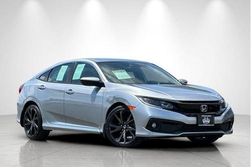 Lunar Silver Metallic 2020 Honda Civic Sport