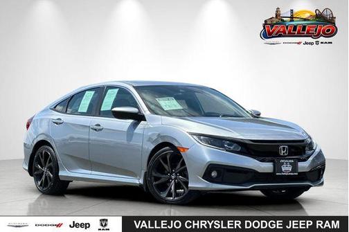 Lunar Silver Metallic 2020 Honda Civic Sport