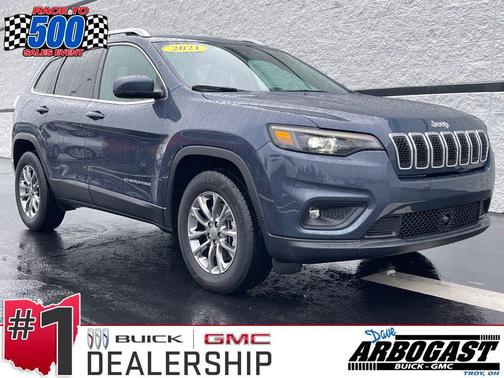 Slate Blue Pearlcoat 2021 Jeep Cherokee Latitude Lux