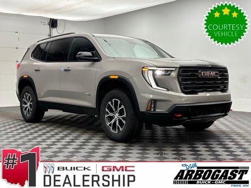Riverstone Metallic 2026 GMC Acadia AT4 AWD