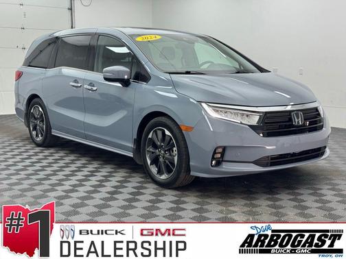 Sonic Gray Pearl 2024 Honda Odyssey Elite