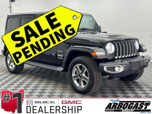 Black Clearcoat 2021 Jeep Wrangler Unlimited Sahara
