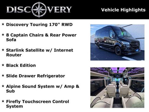 Black 2024 Mercedes-Benz Sprinter 3500XD High Roof