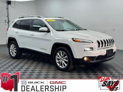 Bright White Clearcoat 2015 Jeep Cherokee Limited