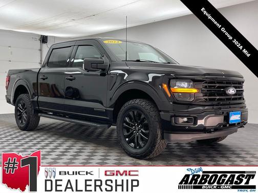 Agate Black Metallic 2024 Ford F-150 XLT