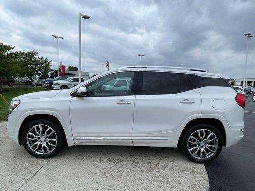 White Frost Tricoat 2023 GMC Terrain Denali