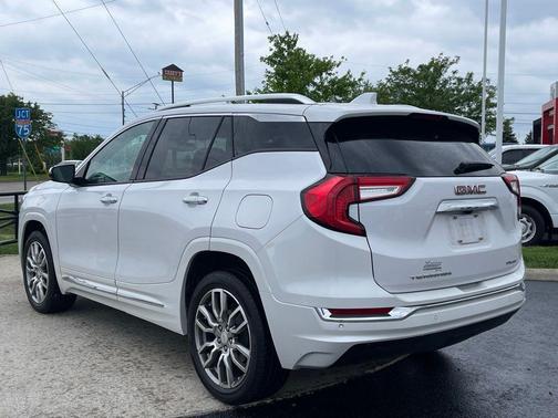 White Frost Tricoat 2023 GMC Terrain Denali