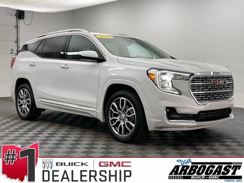 White Frost Tricoat 2023 GMC Terrain Denali