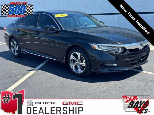Crystal Black Pearl 2018 Honda Accord EX