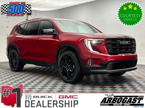 Volcanic Red Tintcoat 2026 GMC Acadia Elevation AWD