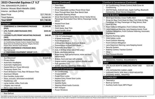 2023 Chevrolet Equinox 1LT