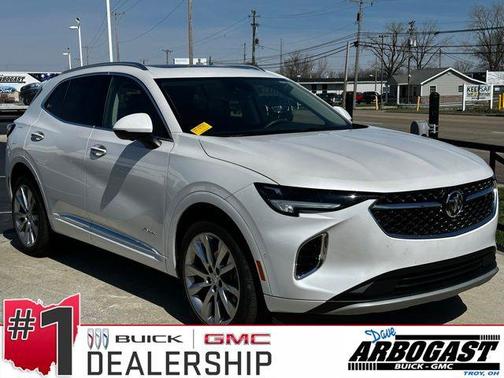 White Frost Tricoat 2023 Buick Envision Avenir AWD